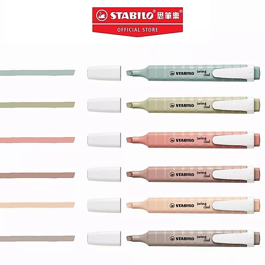 STABILO思筆樂｜Swing cool 樂酷 低飽和色螢光筆系列