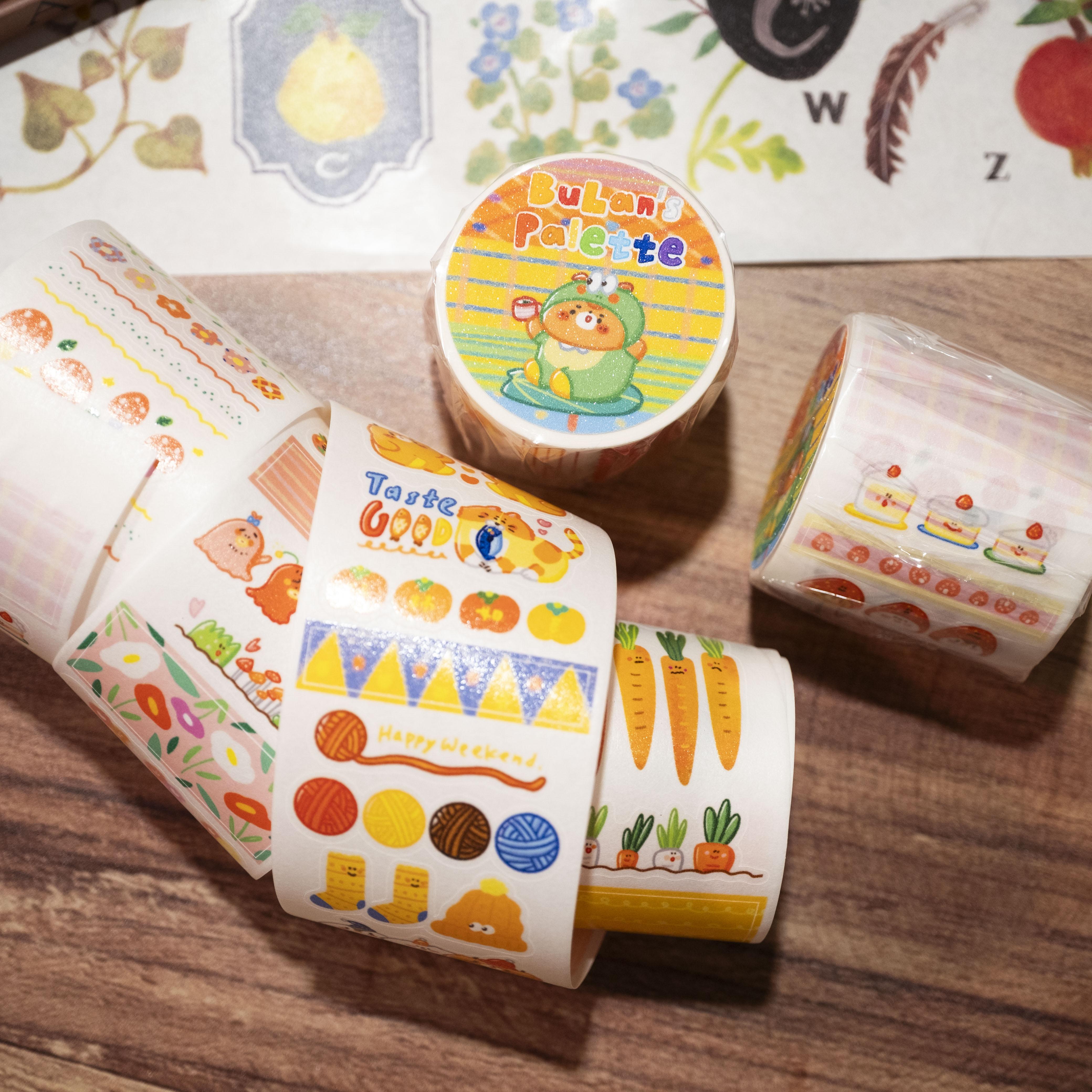 布嵐的販賣部｜調色盤 割型和紙膠帶
