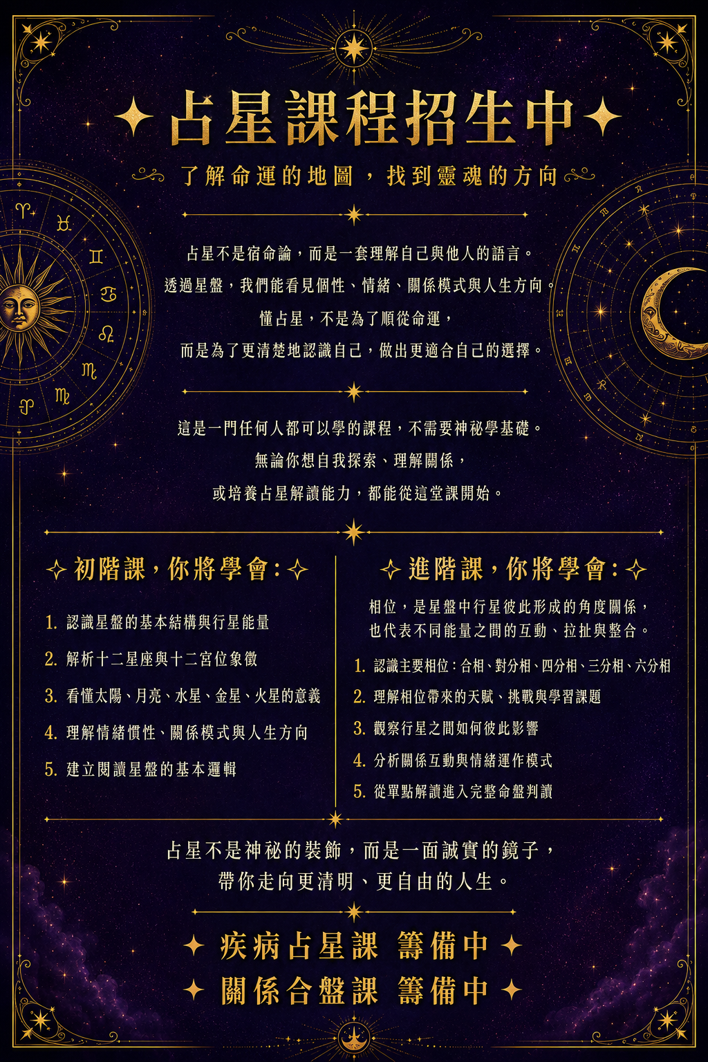 課程介紹｜占星課程