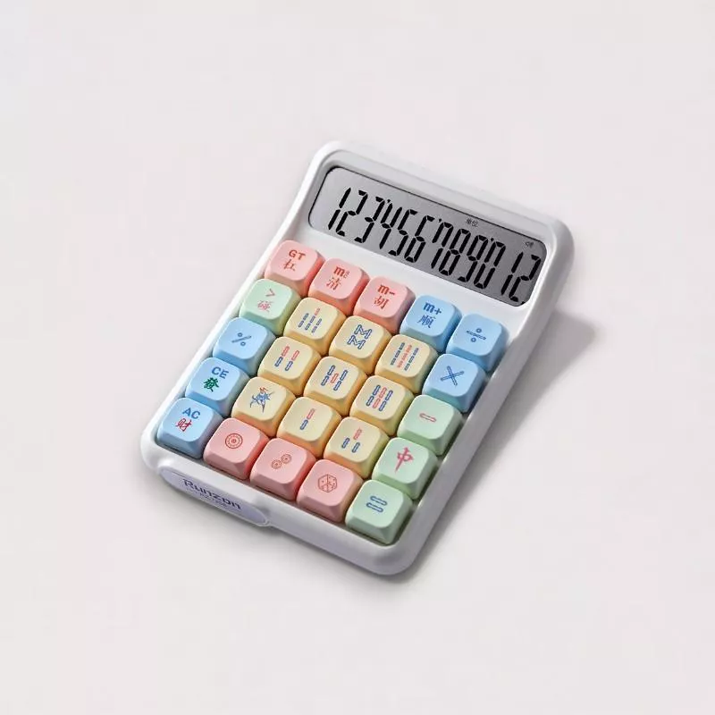 麻將·條子鍵計算機｜高顏值手感機械鍵可按印，學生上班族都會愛