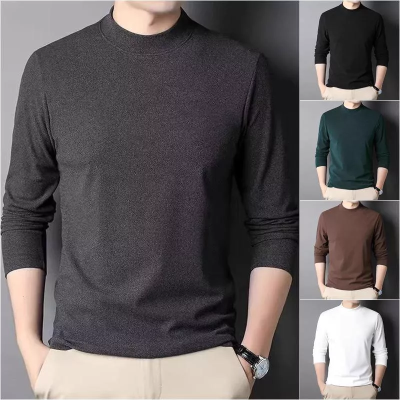 (特價)秋冬男士大碼德絨長袖T恤