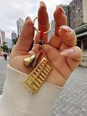 香港✨黃大仙祠過香爐招財小物鑰匙扣🔥