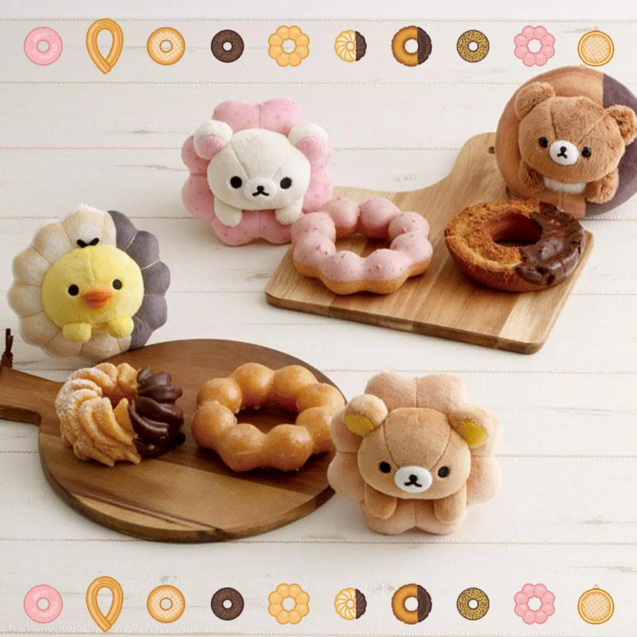 吊飾娃娃-MISTER DONUT 拉拉熊 RILAKKUMA SAN-X 正版授權
