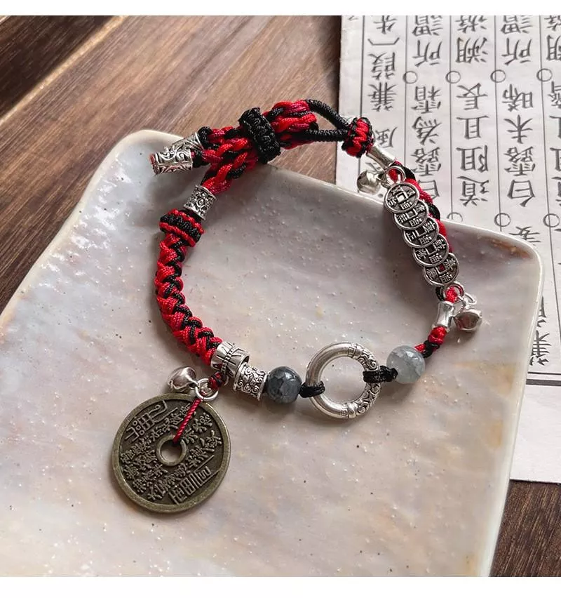 韓系黑神話悟空如意平安扣串珠手鍊