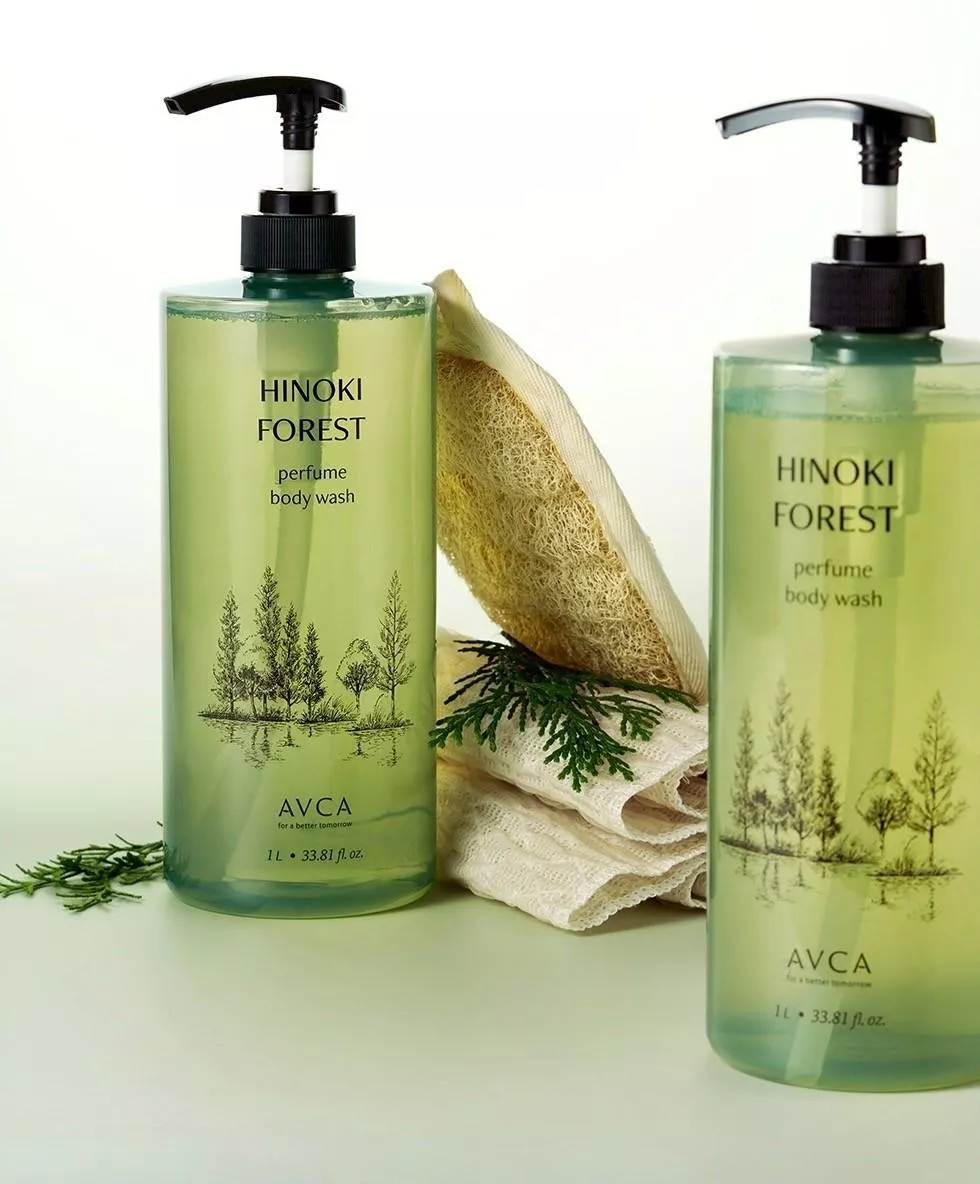 韓國 AVCA 檜木森林保濕香氛沐浴露 1000ml#每月15.30日結單