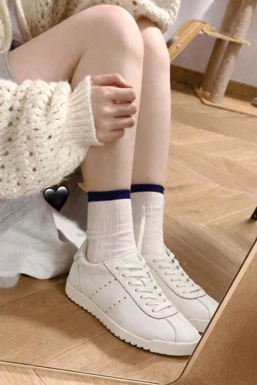 Steve Madden Mirage 皮革小白鞋