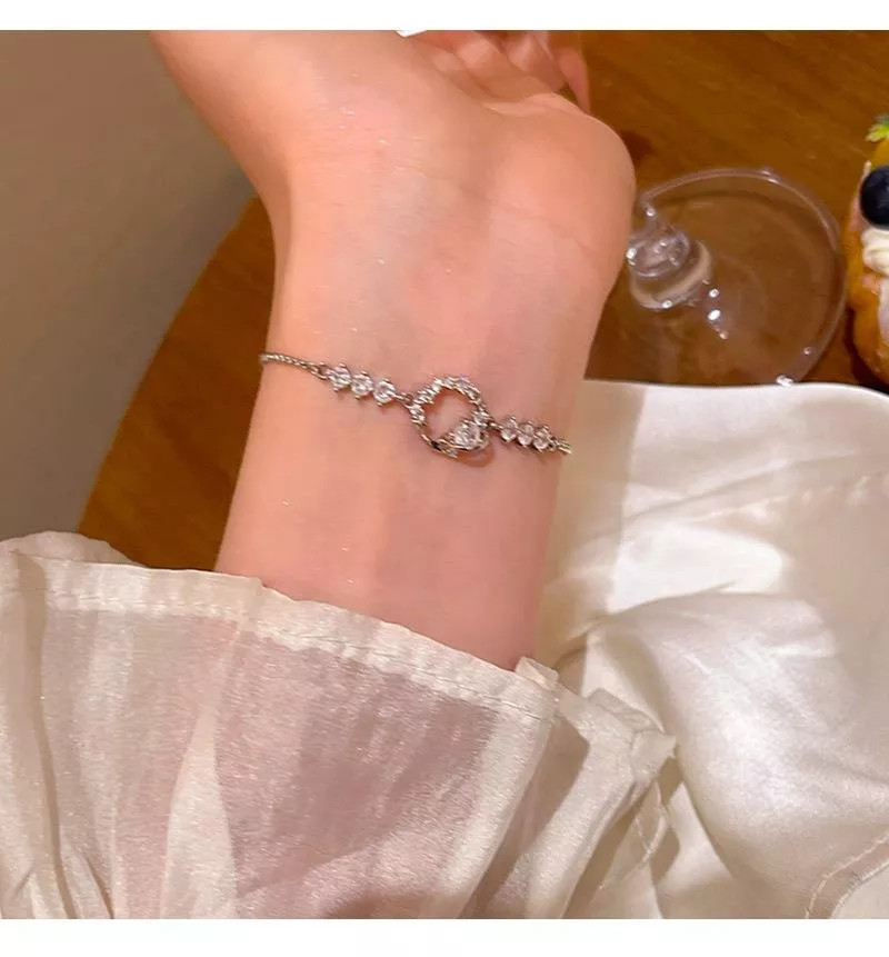 韓系時尚氣質鑲鑽手環手鍊