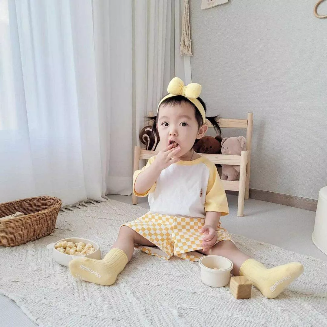 夏季韓版小動物刺繡運動短袖兩件套