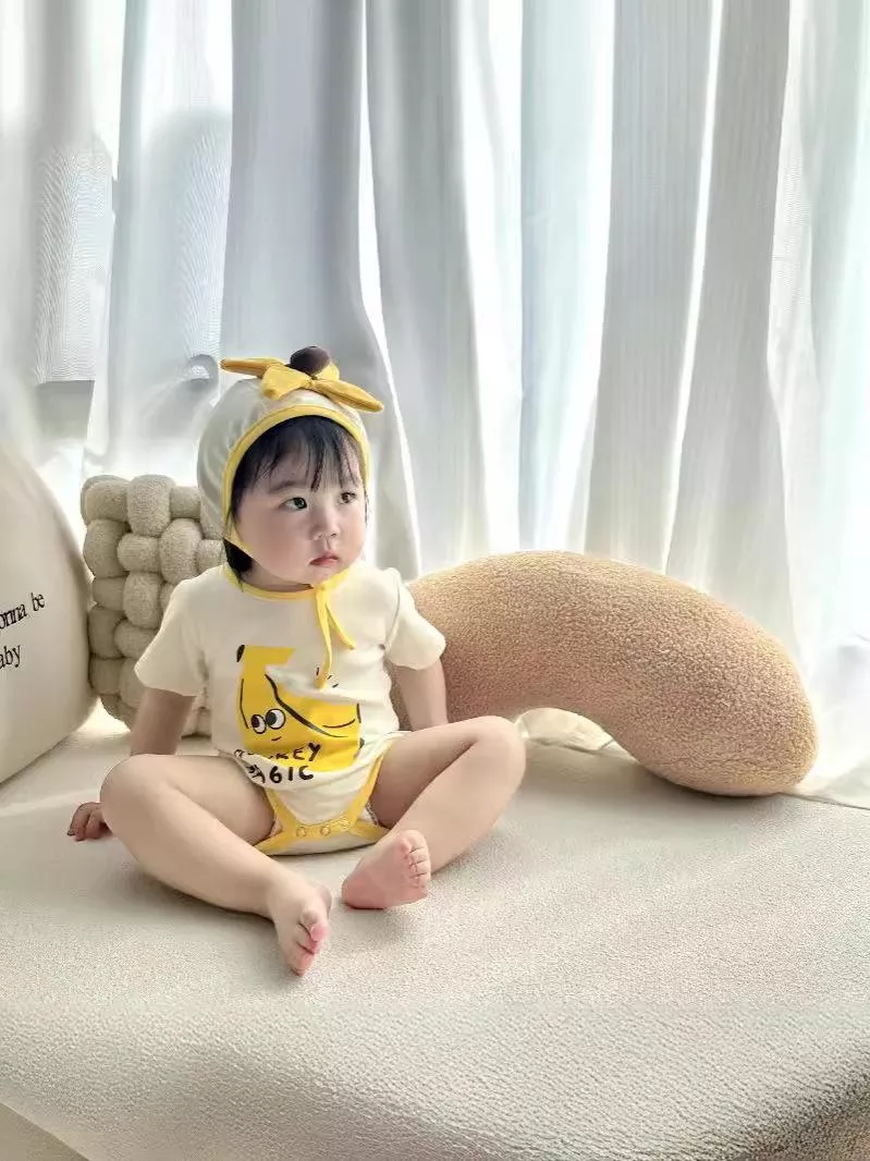 Tommy's gifts 寶寶INS款香蕉短袖包屁衣