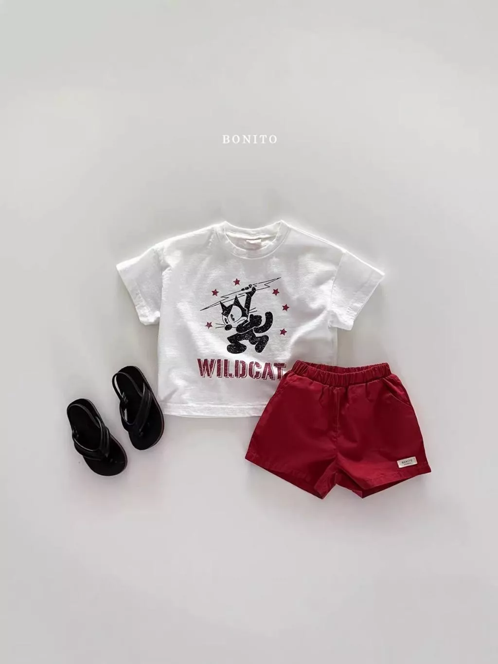 寶寶卡通百搭純色T恤