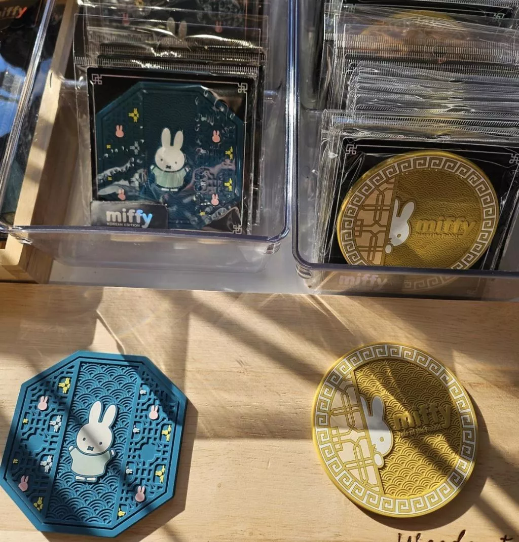 ✈️即時連線 超限量代購✈️  韓國限定 miffy store Seoul 專賣店 韓國宮廷風杯墊 單入