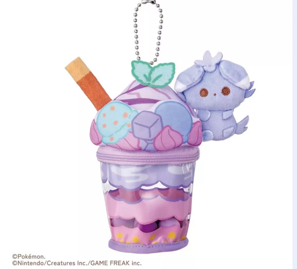 【Pokémon 精靈寶可夢】TOMY 扭蛋甜品系列｜杯裝甜點造型收納吊飾