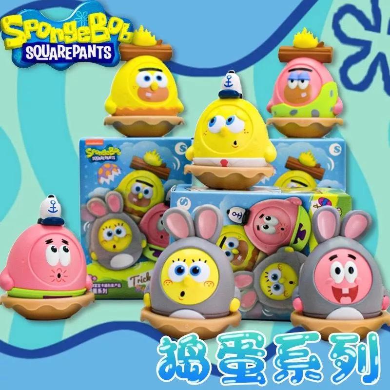 正版授權 海綿寶寶卡通形象盲盒