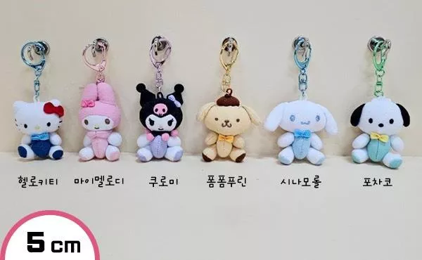 韓貨 正版授權 三麗鷗角色關節活動吊飾 5cm