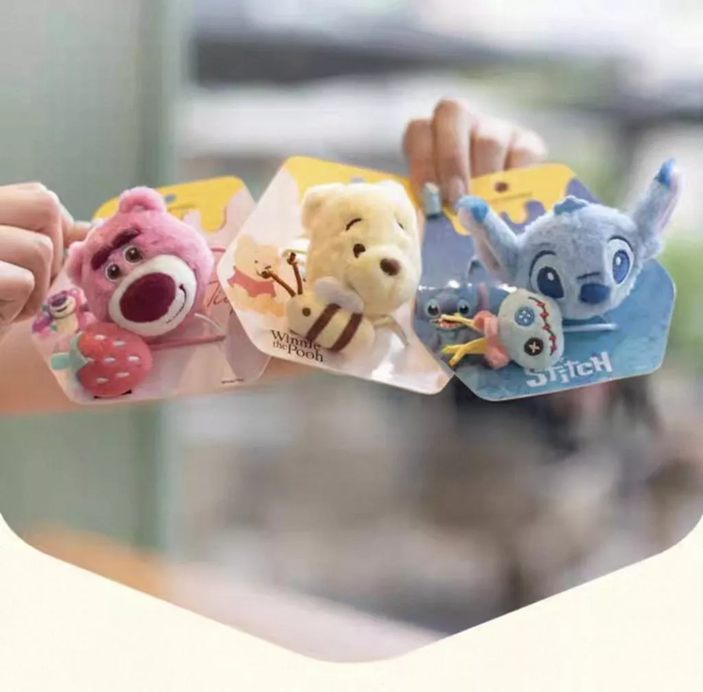 正版授權 迪士尼造型毛絨髮束