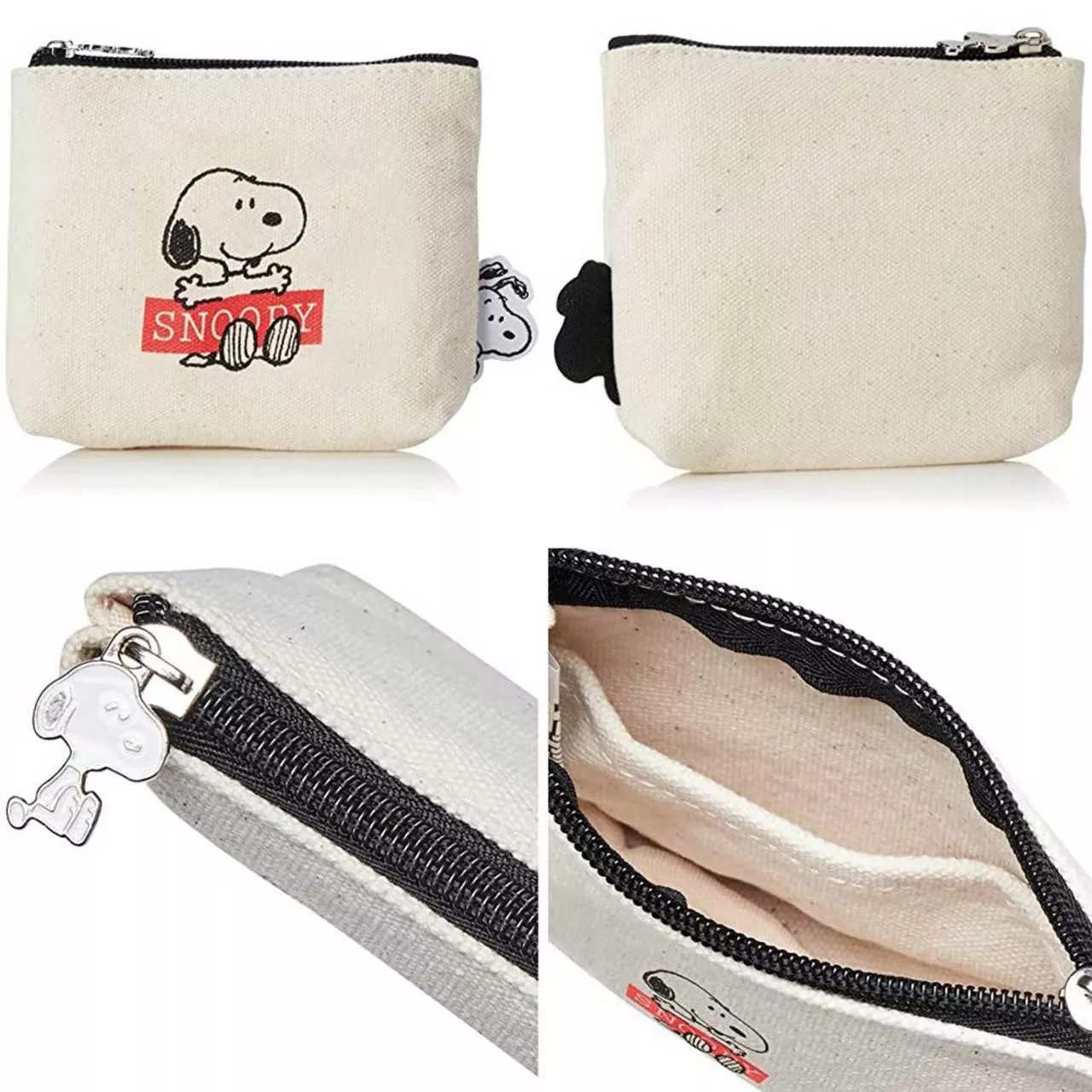 棉質零錢袋-史努比 SNOOPY ス 日本進口正版授權