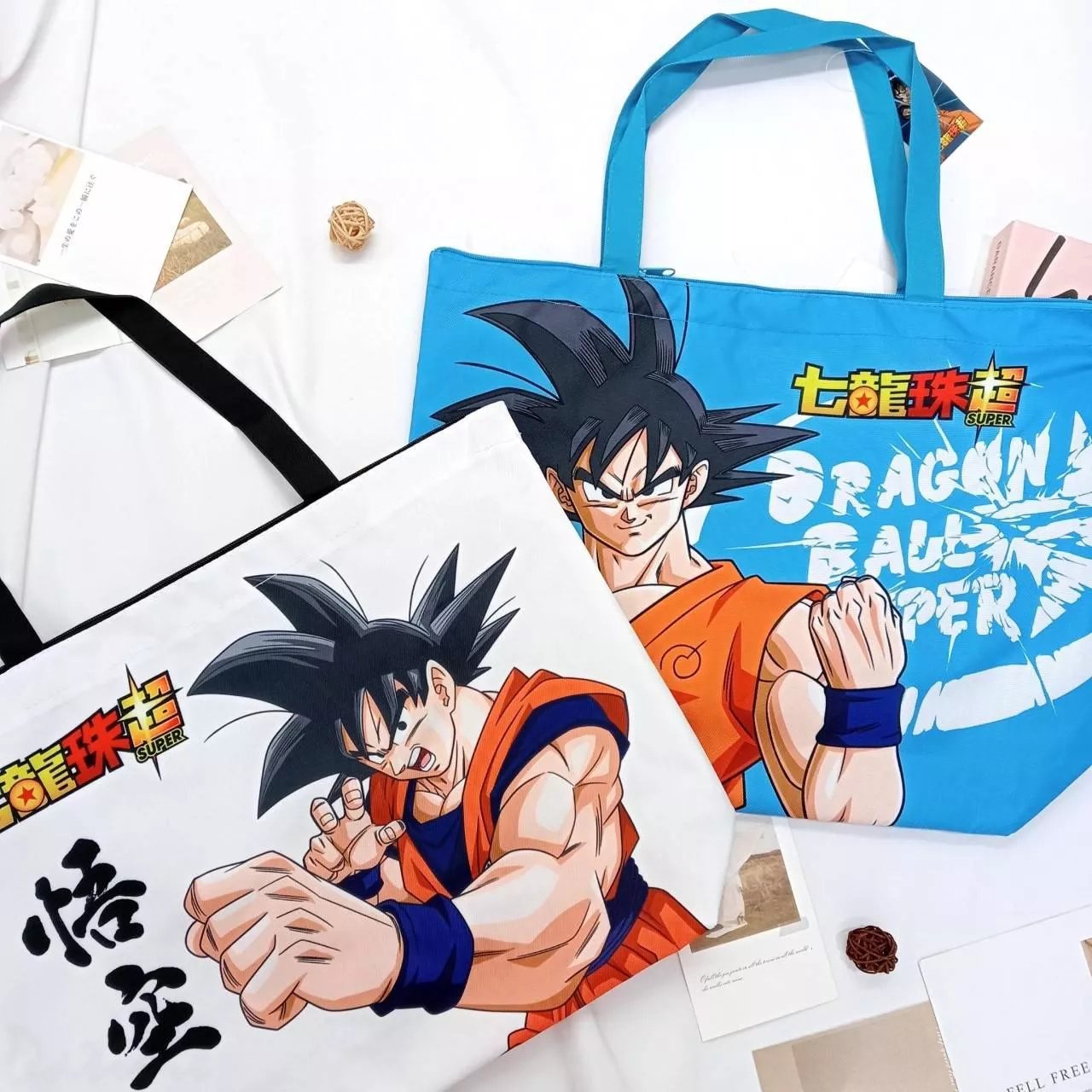 橫式帆布補習袋-DRAGON BALL ドラゴンボール 正版授權