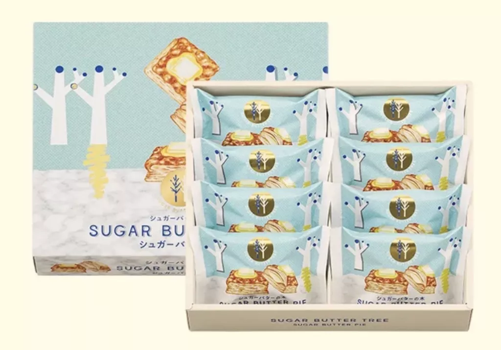 【SUGAR BUTTER TREE 砂糖奶油樹】シュガーバターパイ｜奶油千層派點心（砂糖奶油派）8入