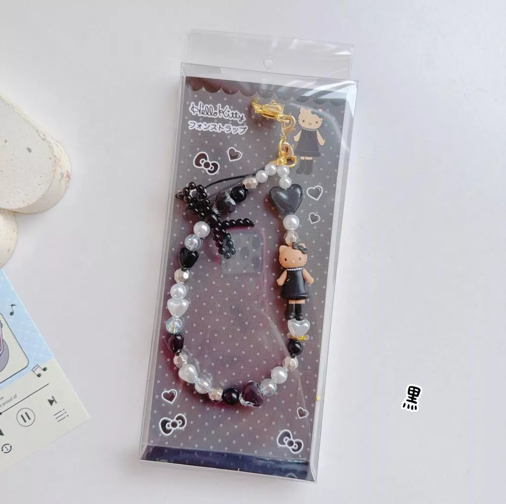 日貨 正版授權 KITTY長腿系列手機掛繩