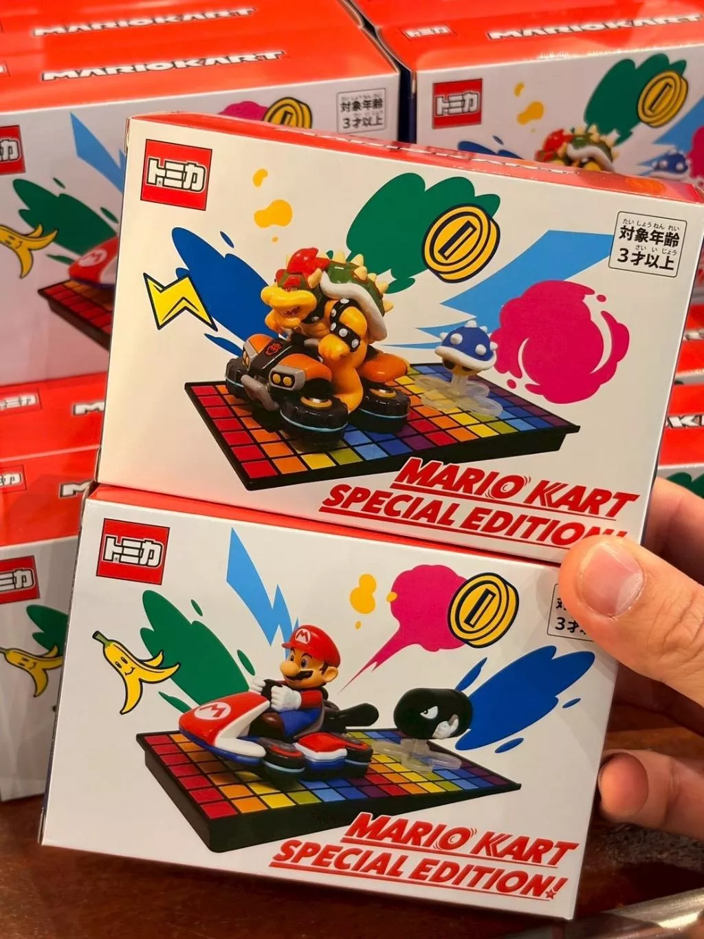 日本環球影城限定商品🇯🇵瑪利歐/庫巴 多美車場景組