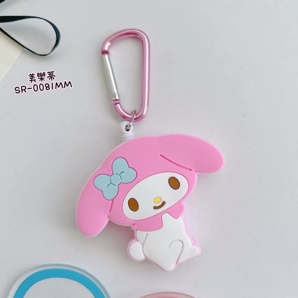 日貨 正版授權 三麗鷗造型伸縮易拉扣附燈