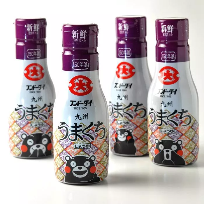 【フンドーダイ／FUNDODAI】九州うまくち甘口醬油 200ml（熊本熊包裝）｜九州限定 × 熊本人氣調味料