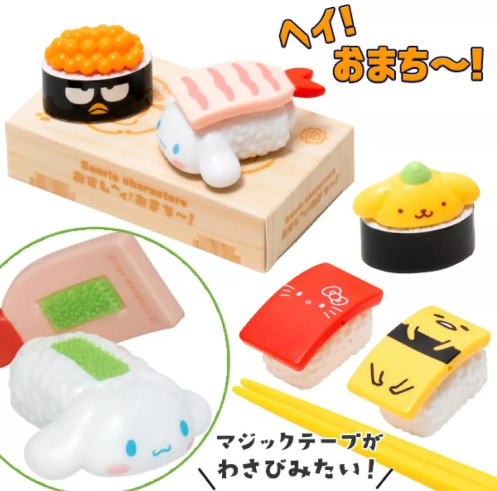 【Sanrio 三麗鷗】角色造型壽司玩具組