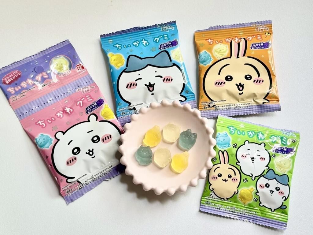 日本BANDAI 萬代 吉伊卡哇造型4連軟糖 (48g)🍬【一組2串】
