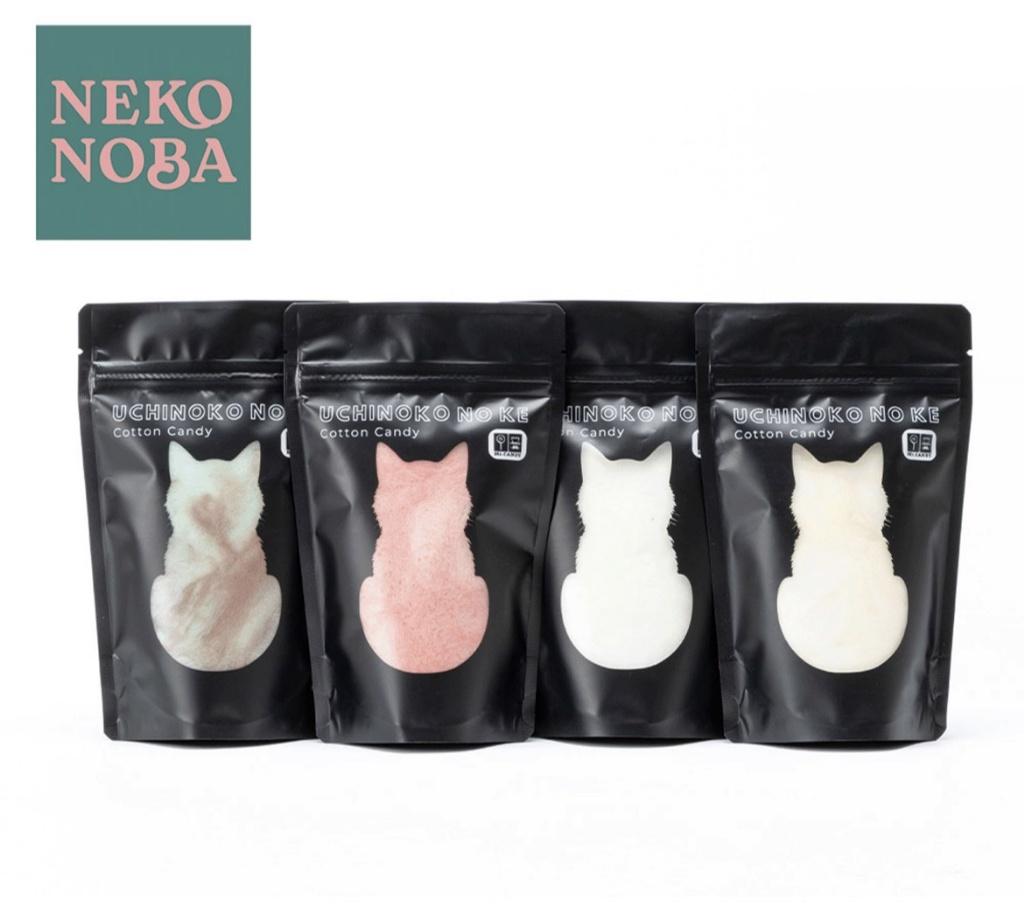 【NEKO NOBA】UCHINOKO NO KE 貓咪造型棉花糖（25g）