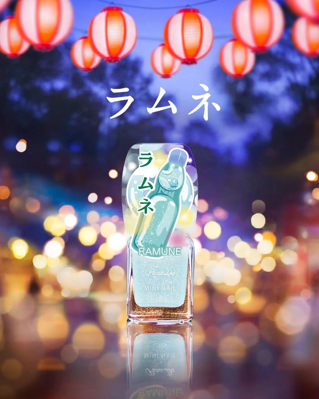 【ParaDo／パラドゥ】夏祭り限定色系列｜Mini Nail 迷你指甲油＆Essence Rouge S 精華潤澤唇彩