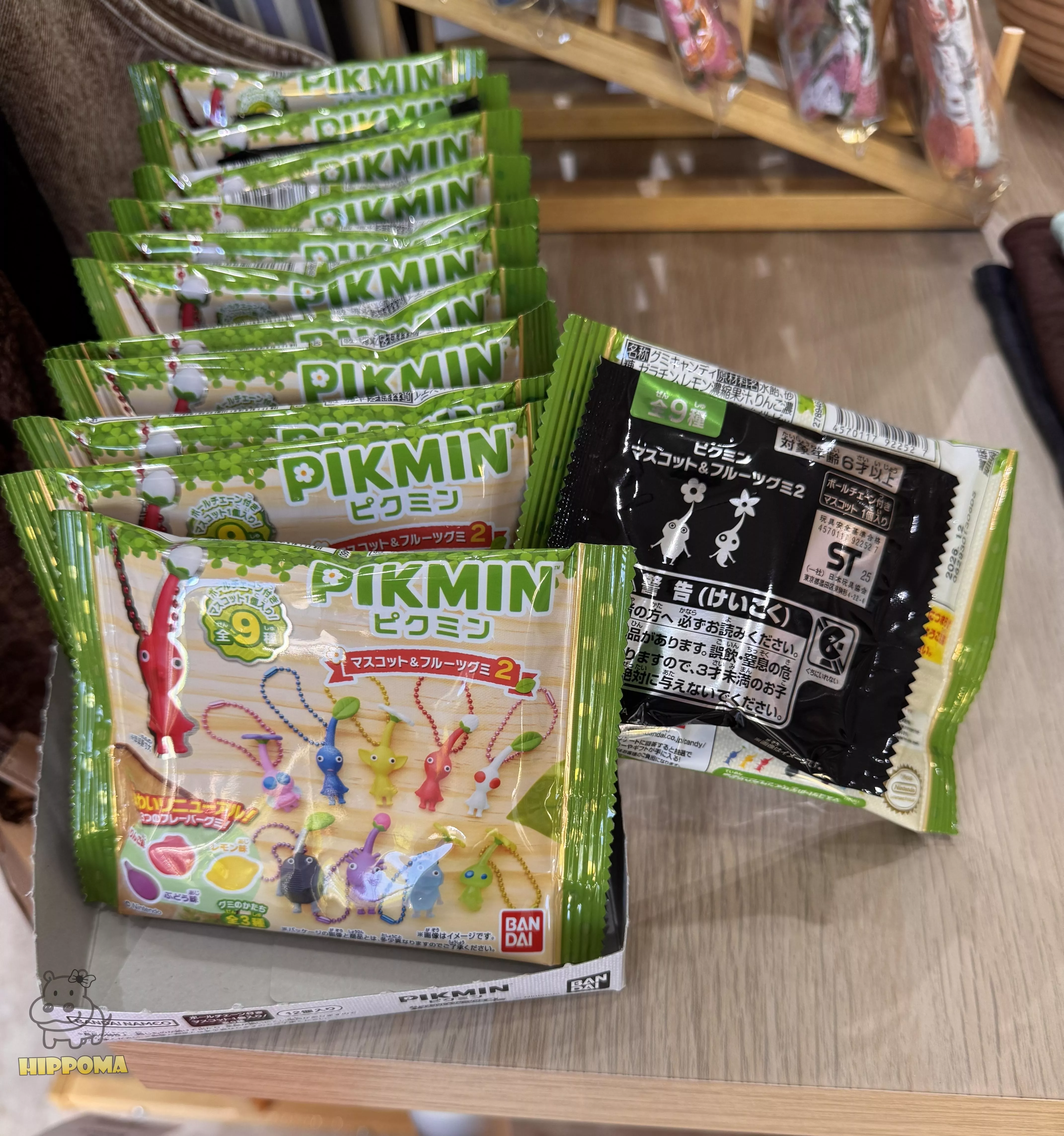 日本代購｜萬代 BANDAI 皮克敏食玩 水果軟糖 (附皮克敏吊飾-隨機1)