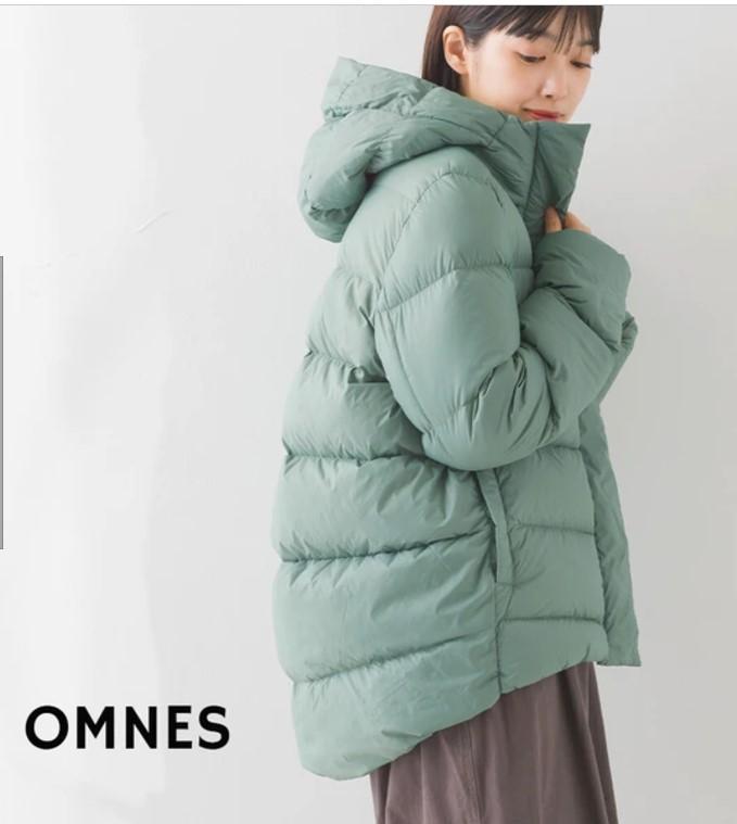 日本代購｜OMNES 繭型連帽羽絨外套 輕羽絨