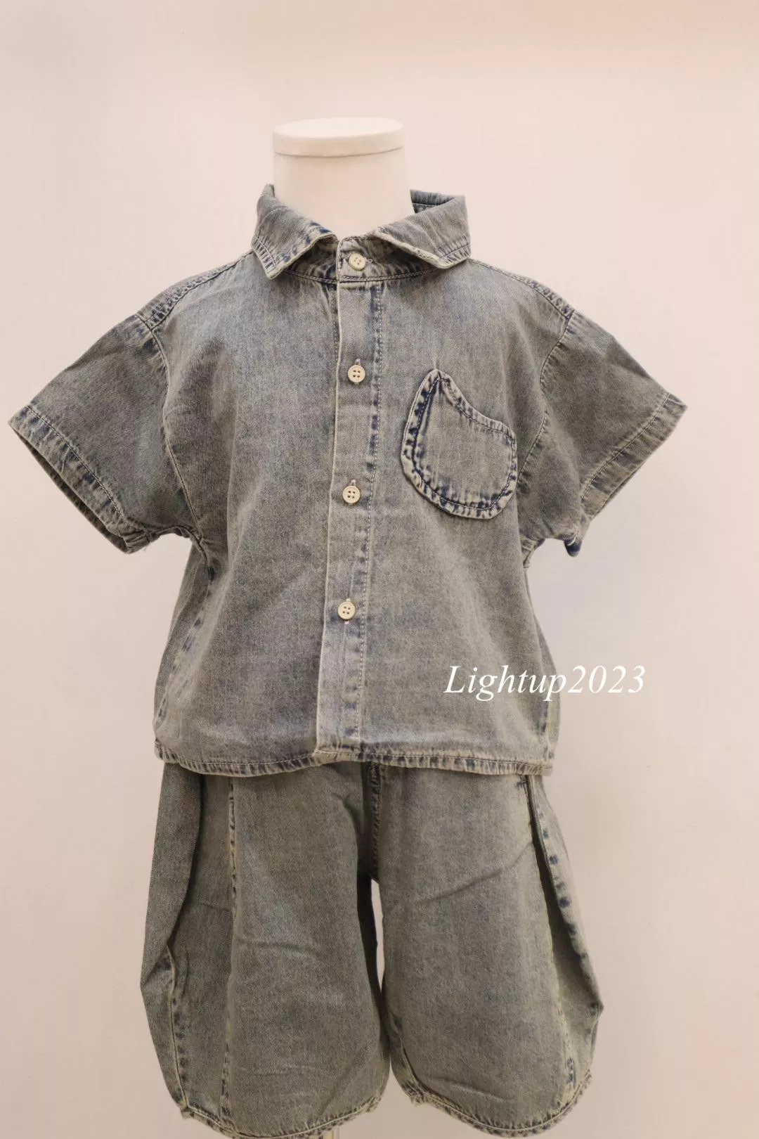 天絲軟牛仔套裝