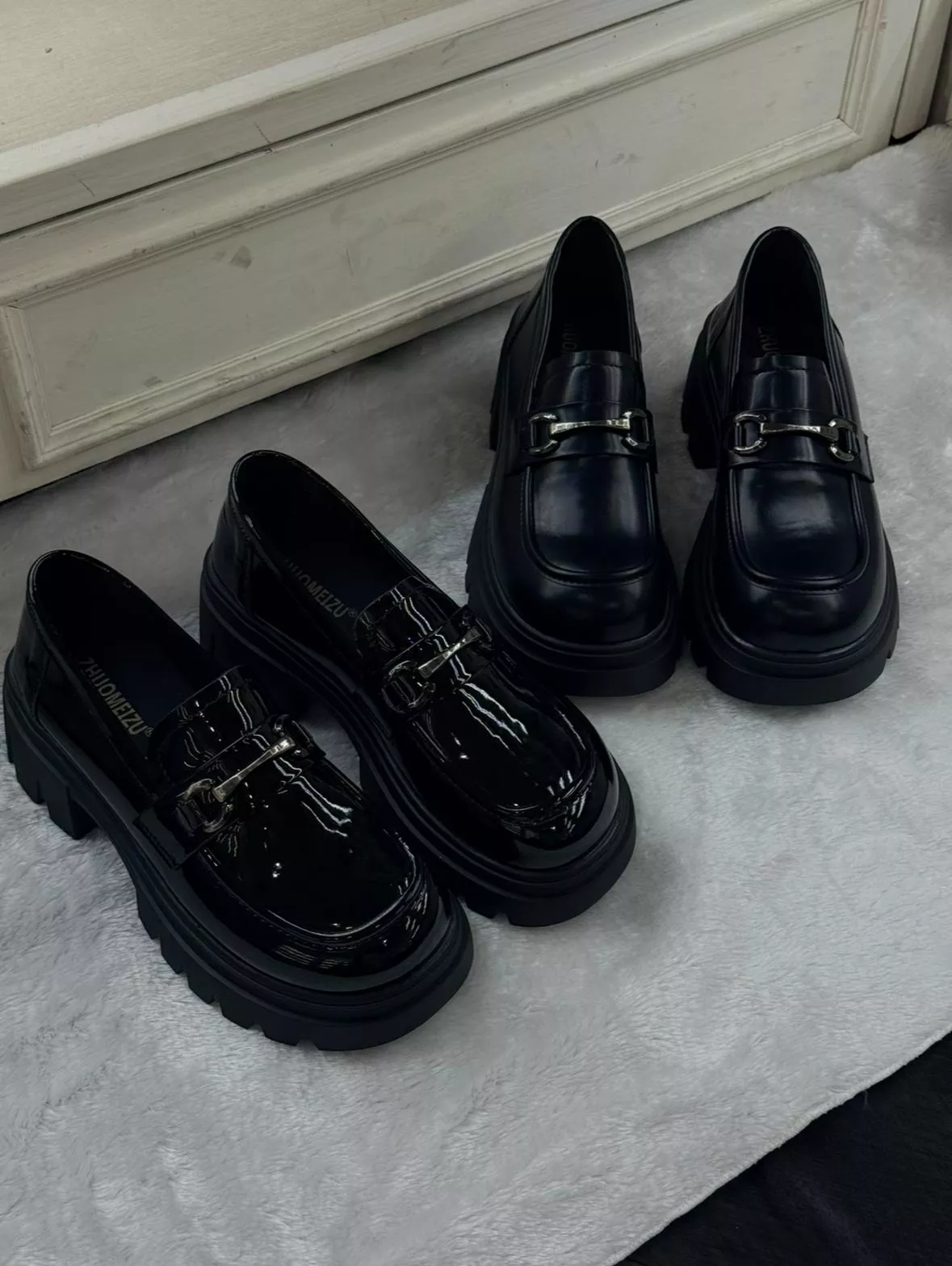 黑澤釦環樂福鞋