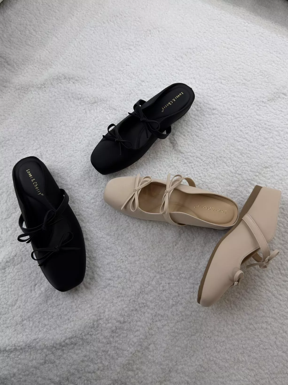 Ballerina Ribbon 芭蕾穆勒內增高鞋
