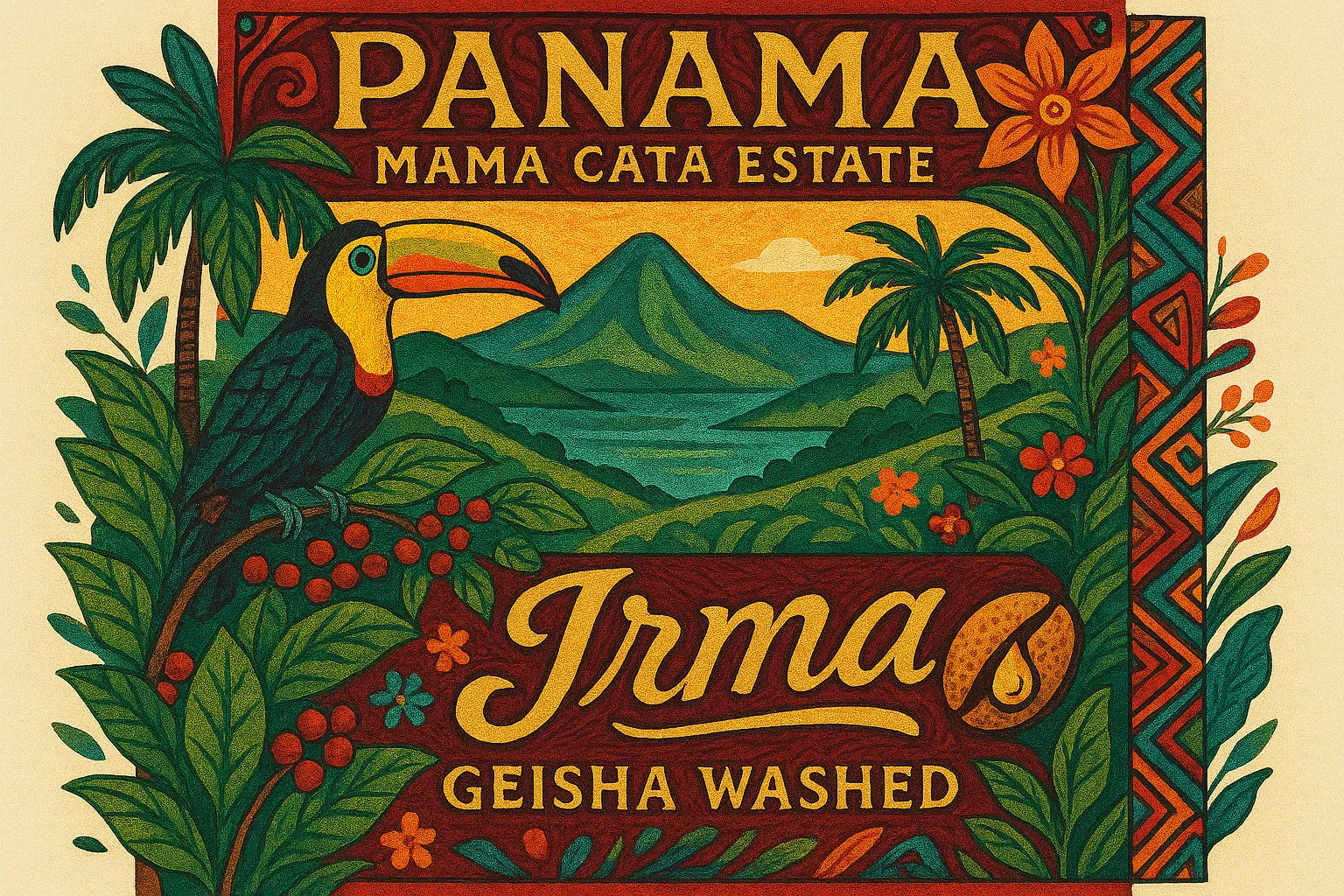 巴拿馬 瑪瑪卡特莊園 IRMA 藝妓 水洗