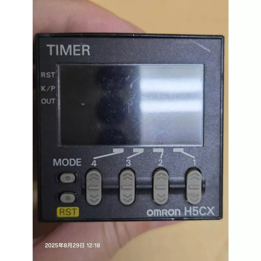 OMRON歐姆龍 數位計時器H5CX-ASD H5CX-ASD-N 電源12–24VDC 24VAC