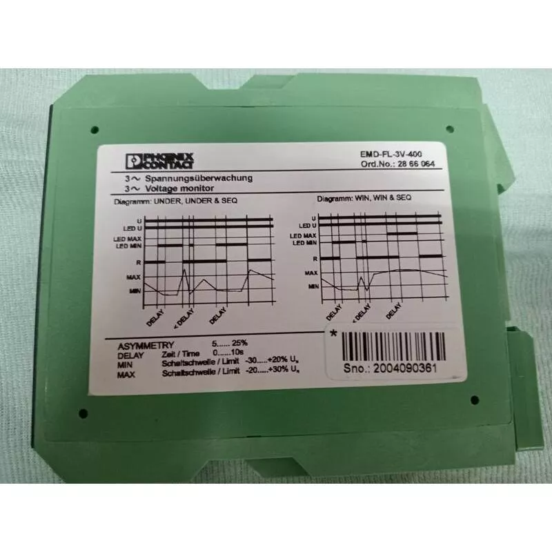 PHOENIX Contact菲尼克斯 EMD-FL-3V-400 監控繼電器 2866064