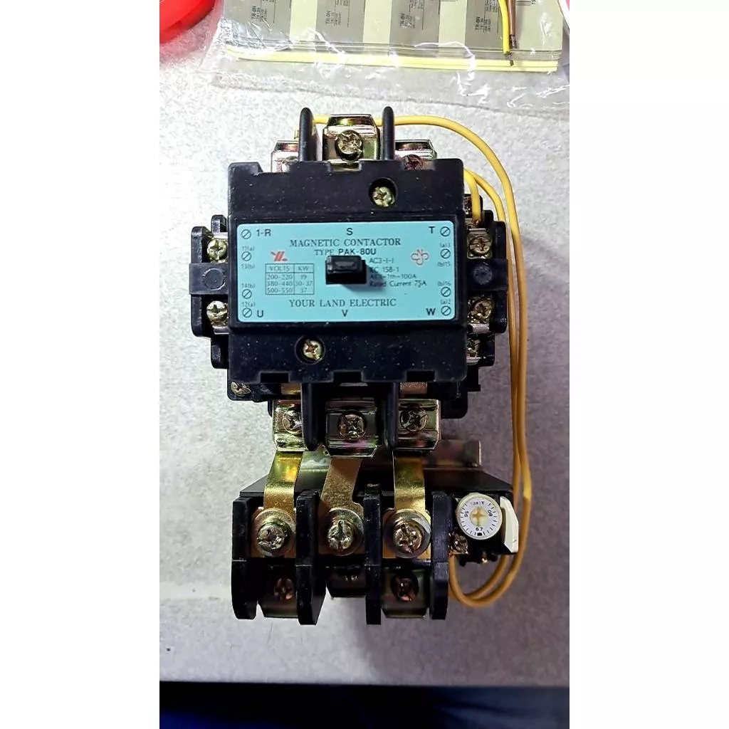 戶上TOGAMI PAK-80U(220V) 電磁開關+積熱電驛(55-80A)
