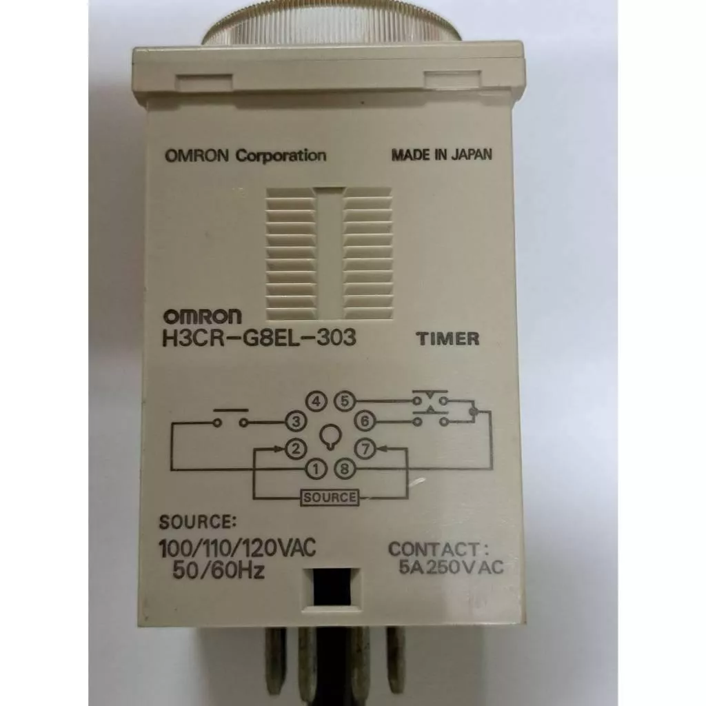 (已測試)OMRON歐姆龍 星型三角計時器 H3CR-G8EL-303 AC110V