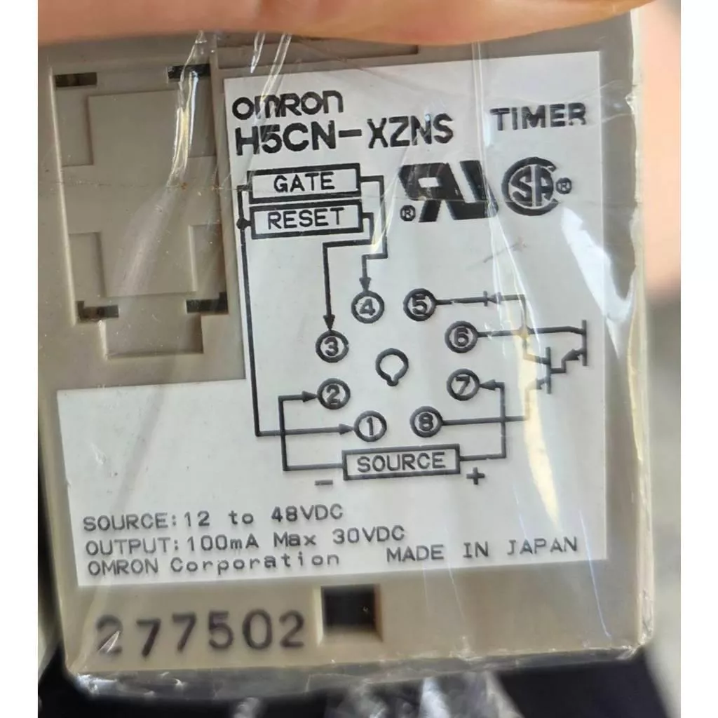 OMRON歐姆龍 石英計時器 H5CN-XZNS 電源DC12～48V 正數累計 (已測試)