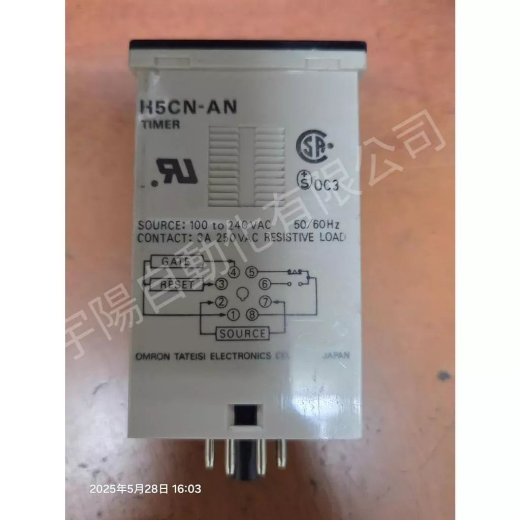 OMRON歐姆龍 石英計時器 H5CN-AN H5CN-BN 電源100-240VAC (已測試)
