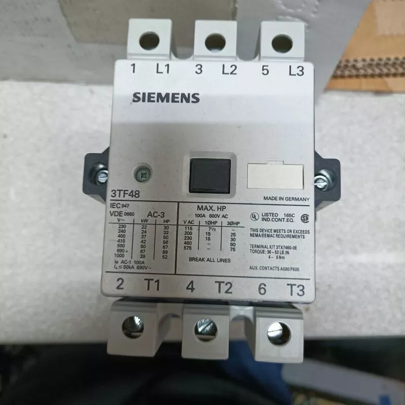 SIEMENS西門子 3TF48 線圈220V 電磁開關 接觸器 30HP