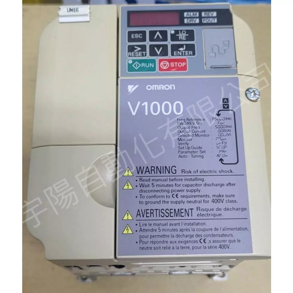 YASKAWA安川變頻器 VZAB0P7BAA 單相22V入電1.1KW 1馬