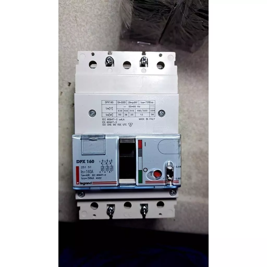 legrand 羅格朗 DPX160 160A 36KA 400V 塑殼斷路器 過載/短路保護