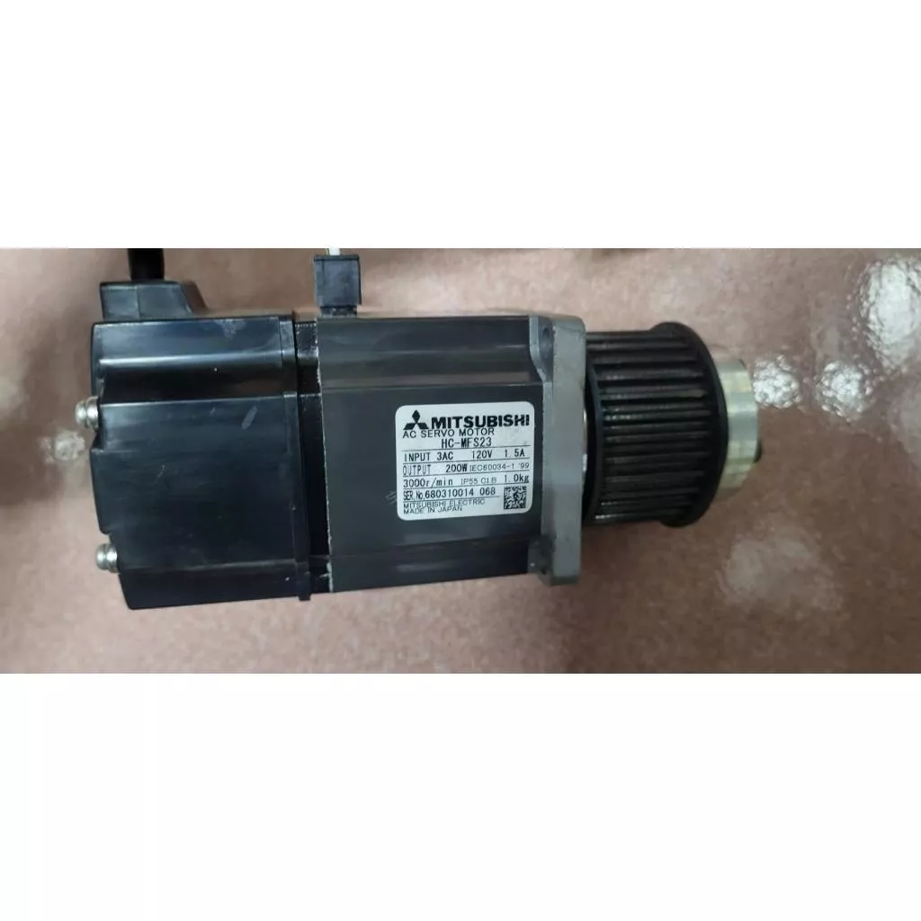 三菱MITSUBISHI伺服馬達HC-MFS23 HC-PQ23K 200W 線材隨機贈