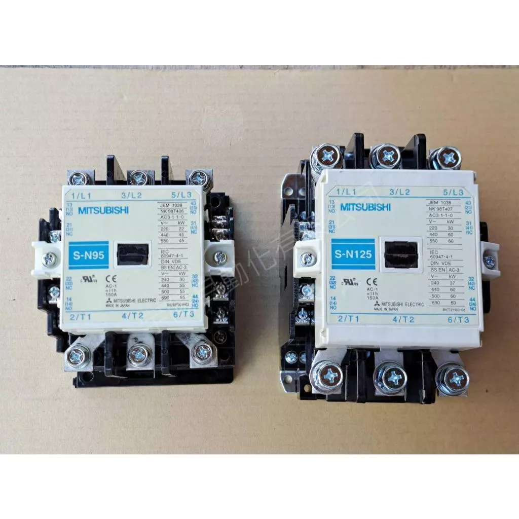(8成新)MITSUBISHI三菱MS-N系列 電磁接觸器 電磁開關 S-N95 S-N125 S-N150