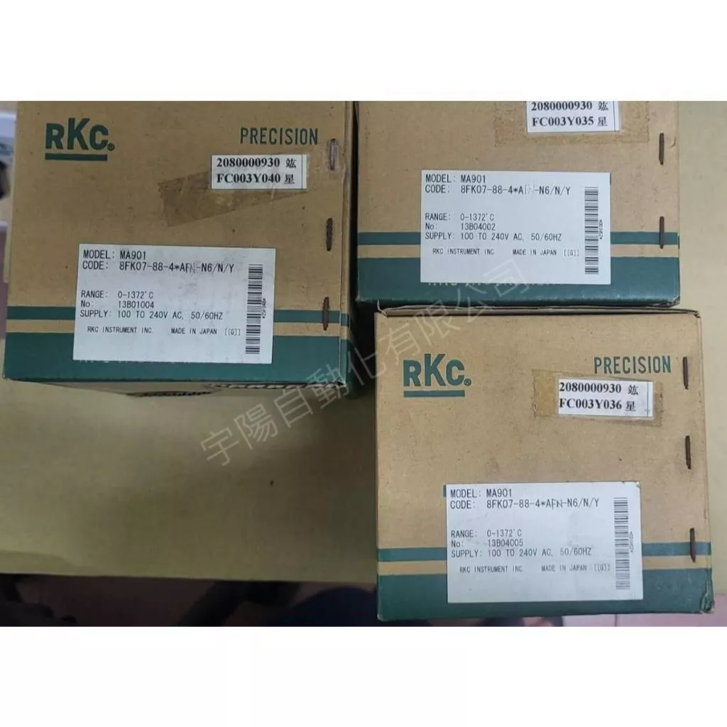 (庫存新品)RKC溫控器 MA901 8FK07-88-4*AF-N6/N/Y 電流輸出 0-1372°C RS485