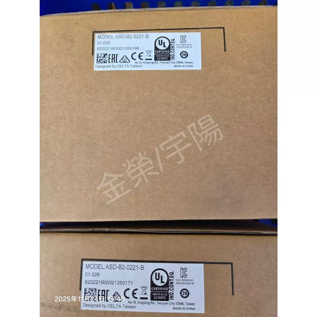 (盒裝新品)DELTA台達 伺服驅動器 ASD-A2-0221-U  ASD-B2-0221-B 200W
