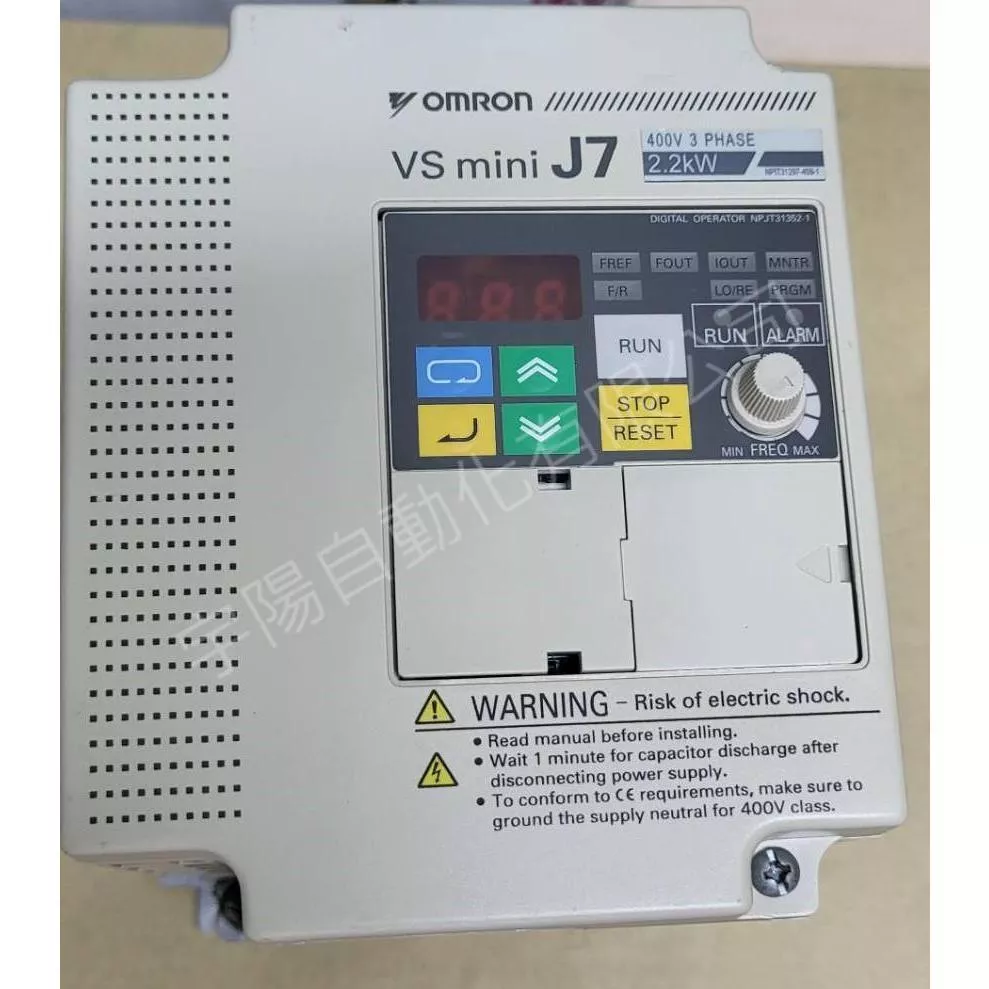 YASKAWA安川變頻器 CIMR-J7AZ42P2 三相440V 2.2KW 3馬